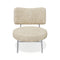 Fauteuil IGGY tissu texturé à motifs