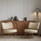 Fauteuil IGGY tissu texturé à motifs