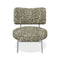 Fauteuil IGGY tissu texturé à motifs