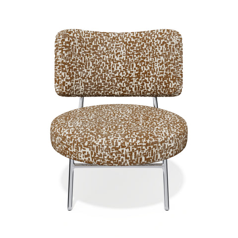 Fauteuil IGGY tissu texturé à motifs