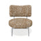 Fauteuil IGGY tissu texturé à motifs