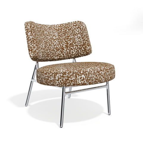 Fauteuil IGGY tissu texturé à motifs