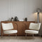 Fauteuil IGGY velours côtelé