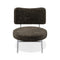 Fauteuil IGGY velours tramé
