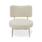Fauteuil IGGY velours tramé