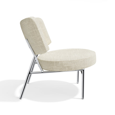 Fauteuil IGGY velours tramé