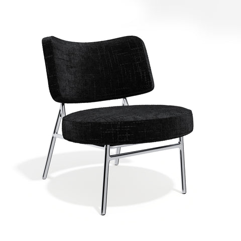 Fauteuil IGGY velours tramé