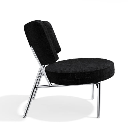 Fauteuil IGGY velours tramé