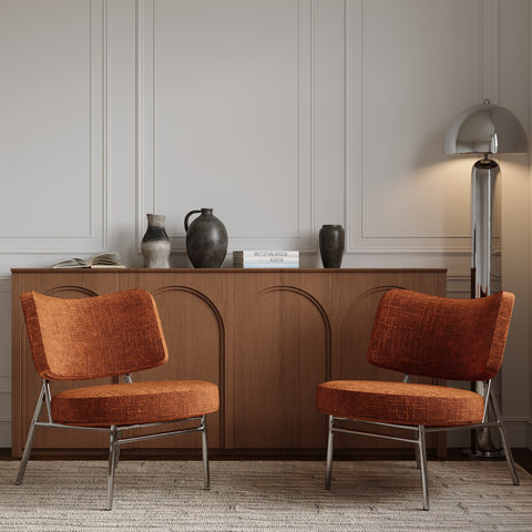 Fauteuil IGGY velours tramé