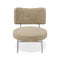 Fauteuil IGGY velours tramé