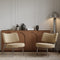 Fauteuil IGGY velours tramé
