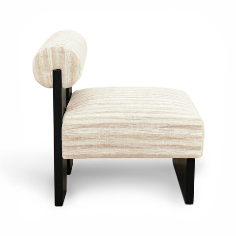Fauteuil IRO tissu texturé à motifs