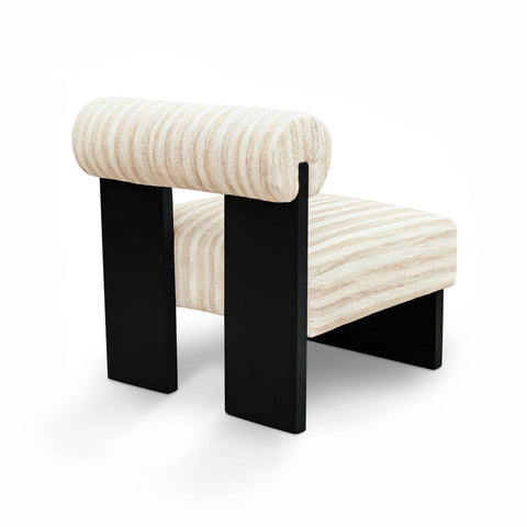 Fauteuil IRO tissu texturé à motifs