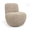 Fauteuil pivotant IVY tissu bouclette