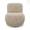 Fauteuil pivotant IVY tissu bouclette