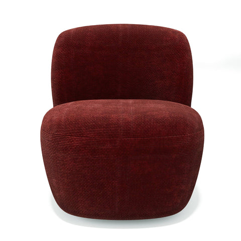Fauteuil pivotant IVY velours tramé