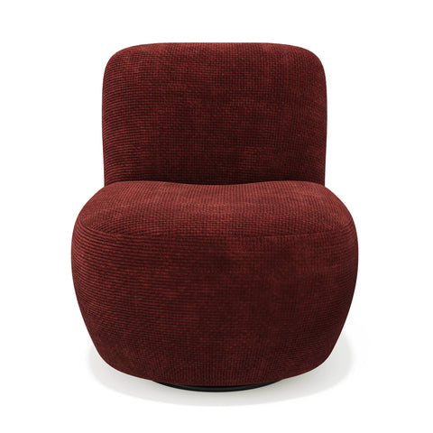 Fauteuil pivotant IVY velours tramé