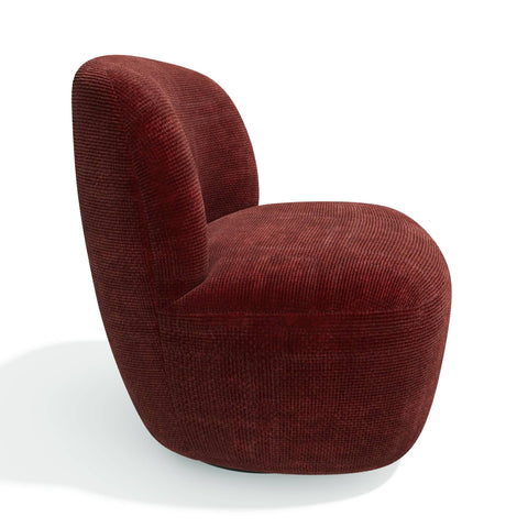 Fauteuil pivotant IVY velours tramé