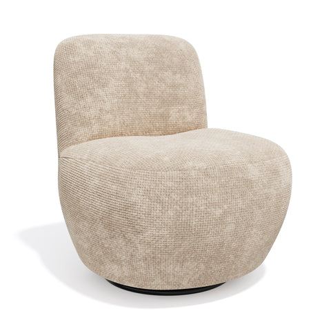Fauteuil pivotant IVY velours tramé