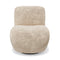 Fauteuil pivotant IVY velours tramé