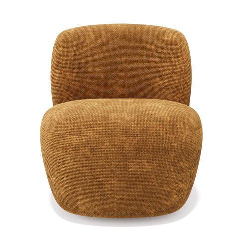 Fauteuil pivotant IVY velours tramé