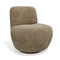 Fauteuil pivotant IVY velours tramé