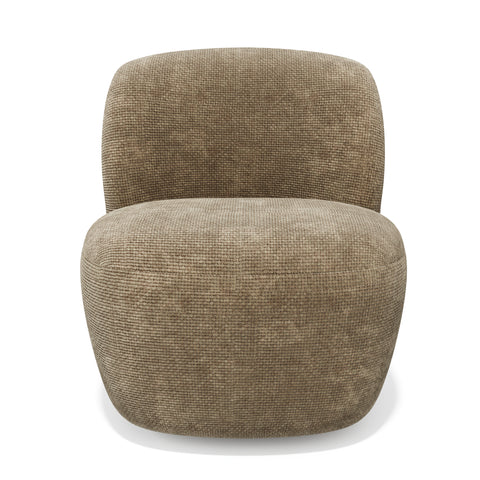Fauteuil pivotant IVY velours tramé