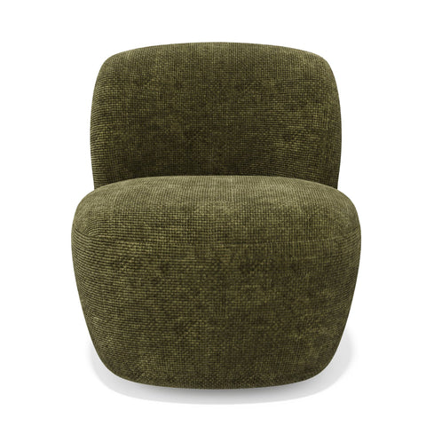 Fauteuil pivotant IVY velours tramé