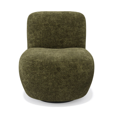 Fauteuil pivotant IVY velours tramé