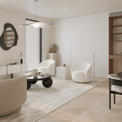 Fauteuil pivotant JADE Bouclette