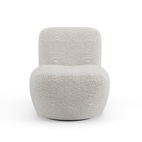 Fauteuil pivotant JENA Tissu Bouclette