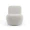 Fauteuil pivotant JENA Tissu Bouclette