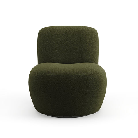 Fauteuil pivotant JENA Tissu Bouclette
