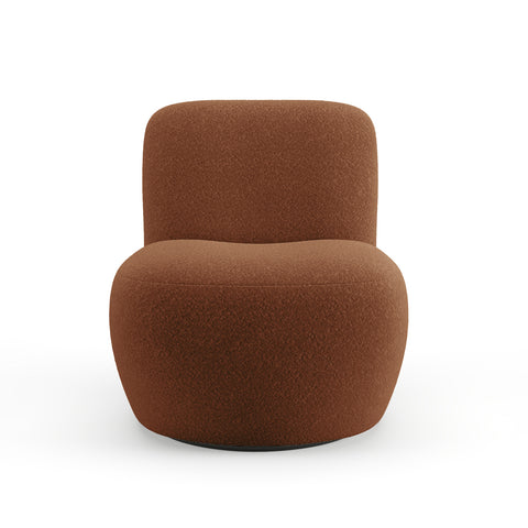 Fauteuil pivotant JENA Tissu Bouclette