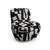 Fauteuil pivotant JENA tissu texturé à motif