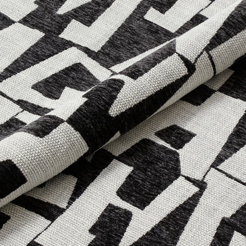 Fauteuil pivotant JENA tissu texturé à motif