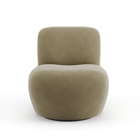 Fauteuil pivotant JENA Tissu Velours
