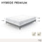 Ensemble matelas Hybride Premium Ressorts ensachés + Sommier 180x200cm