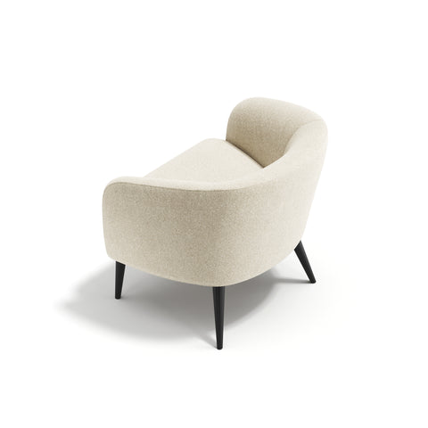 Fauteuil LOVEN tissu bouclette