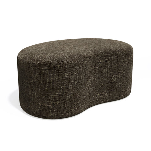 Pouf OVO 80cm velours tramé