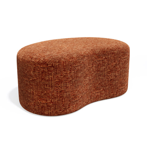 Pouf OVO 80cm velours tramé