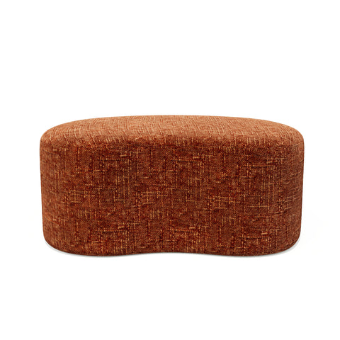 Pouf OVO 80cm velours tramé