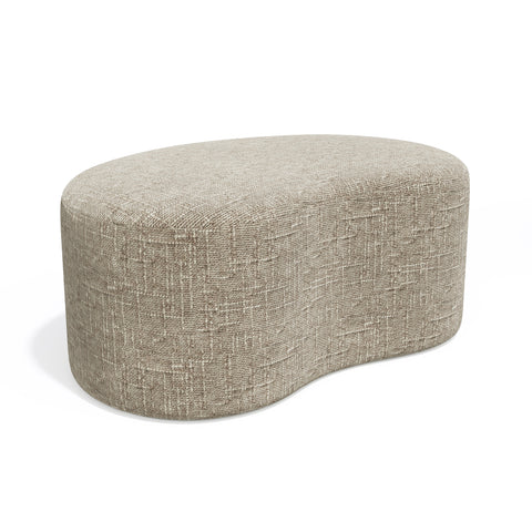 Pouf OVO 80cm velours tramé