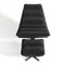 Ensemble fauteuil pivotant et repose-pieds RIVA velours