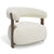Fauteuil RUBI velours tramé
