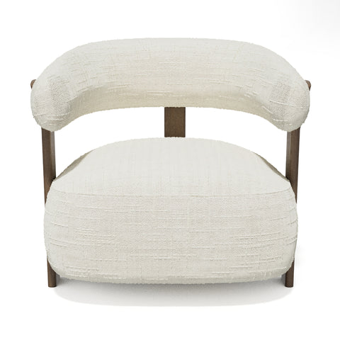 Fauteuil RUBI velours tramé