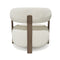 Fauteuil RUBI velours tramé