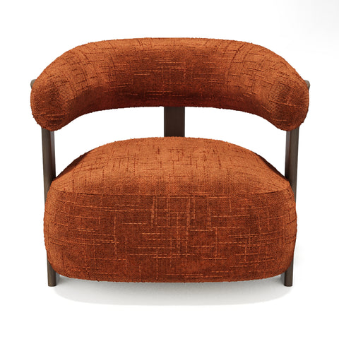 Fauteuil RUBI velours tramé