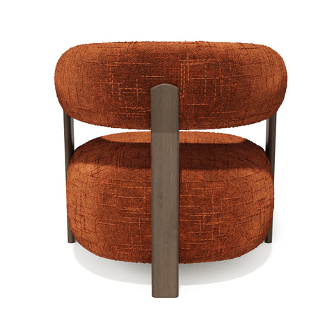 Fauteuil RUBI velours tramé