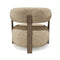 Fauteuil RUBI velours tramé